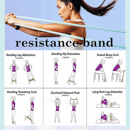 AB. Latex Resistance Band 2080 * 32 * 4.5 mm for Home Exercise