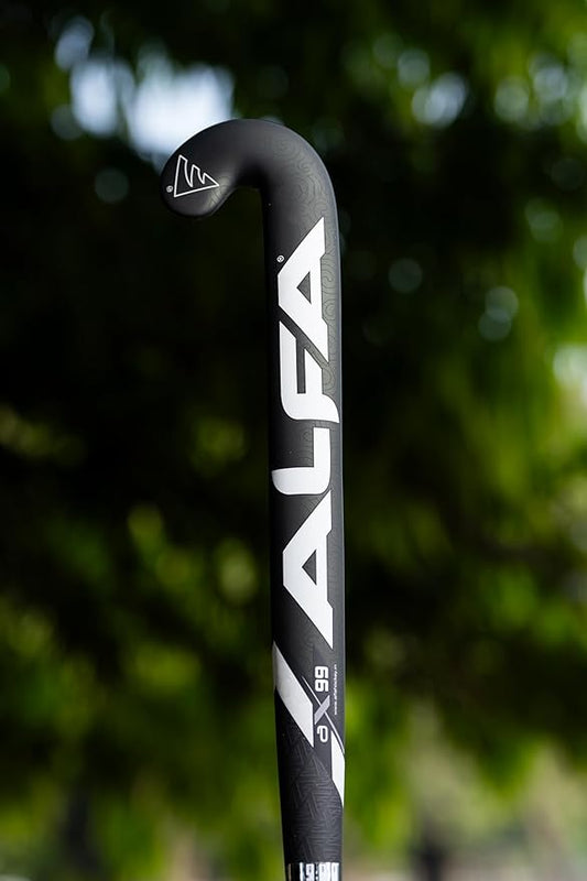ALFA AX-99 Senior Composite Hockey Stick | Color : Black| size: 37.5'' | Material : 100% Carbon Composite | Lightweight and Durable |Elite Performance | Precision Craftsmanship | Multiple Bow Options