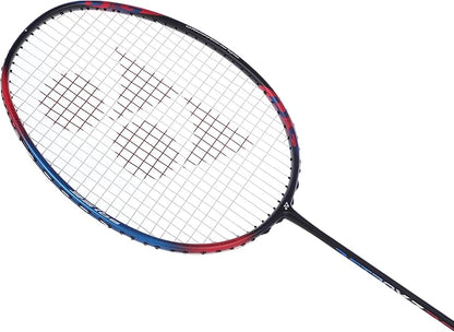 YONEX Astrox 7 DG Graphite Strung Badminton Racket with Full Racket Cover (Black/Blue) | For Professional Players | 83 grams | Maximum String Tension - 35lbs