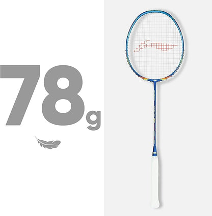 Li-Ning Wind Lite 700 Carbon Fibre Strung Badminton Racket with Free Full Cover