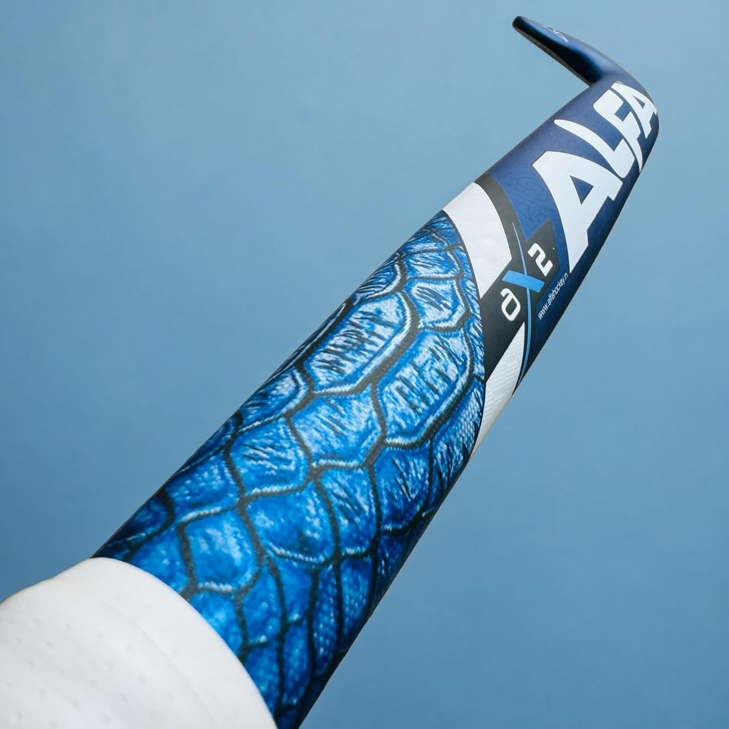 ALFA AX7 Hockey Stick | Color: Red | Sizes : 36.5" | Material: 70% Carbon Composite | Gender: Unisex | Extra Low Bow for Drag Flicks | Optimized Lightweight Design | Durable High-Performance Stick | Versatile for All Playing Styles | Comes with Stick Bag.