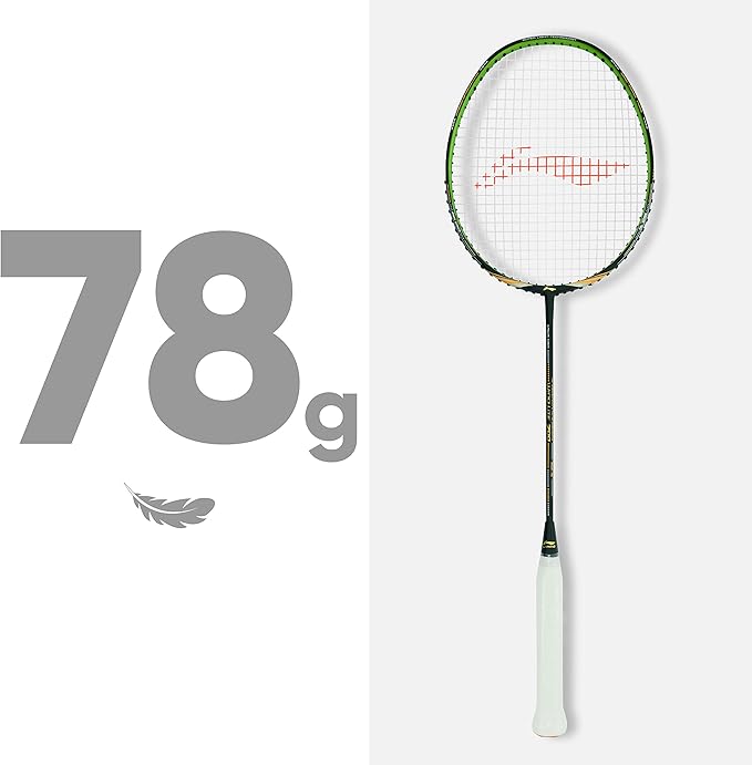 Li-Ning Wind Lite 700 Carbon Fibre Strung Badminton Racket with Free Full Cover