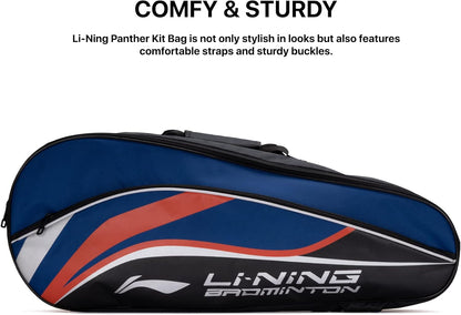 Li-Ning Double Zipper Polyester Badminton Kit Bag