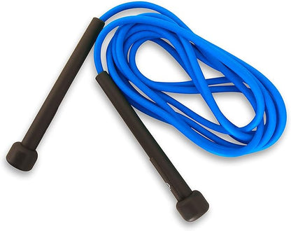 Nivia Trainer Skipping Rope for Men & Women (Blue, Free Size - Adjustable) | Material - Polyvinyl Chloride | For Cardio Workout, Warmup, Weight Loss, Training | Jump Rope for Exercise | Exercise Rope