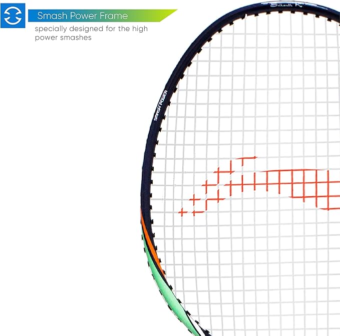 Li-Ning XP 800-Srikanth Signature Series Aluminum-Alloy Isometric Strung Badminton Racquet with cover