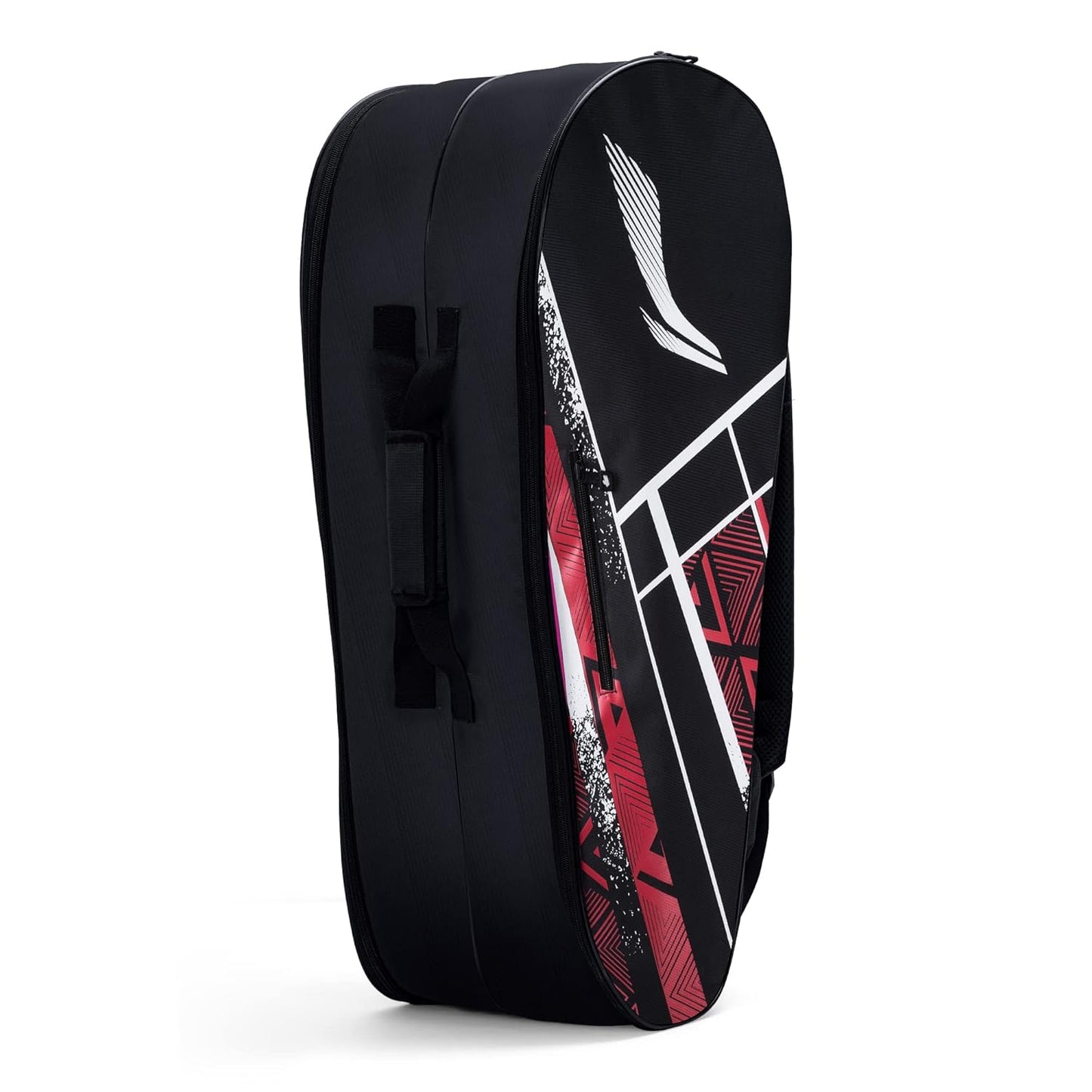 Li-Ning Raider Max Double Zipper Polyester Badminton Kit Bag | Unbreakable Zippers | Easy Mobility | Unisex - Men, Boys, Girls, Women