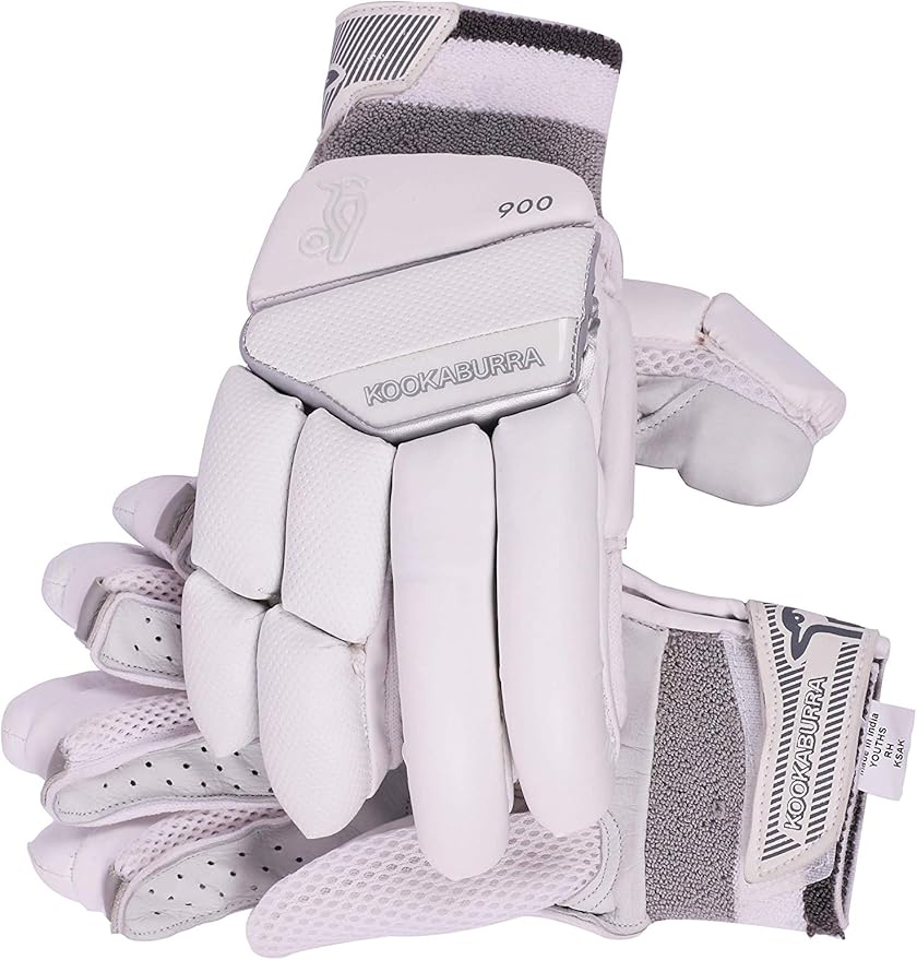 Kookaburra Ghost 900 Batting Gloves RH Mens | Cotton | for Beginner and Intermediate Players | Lightweight with Good Protection