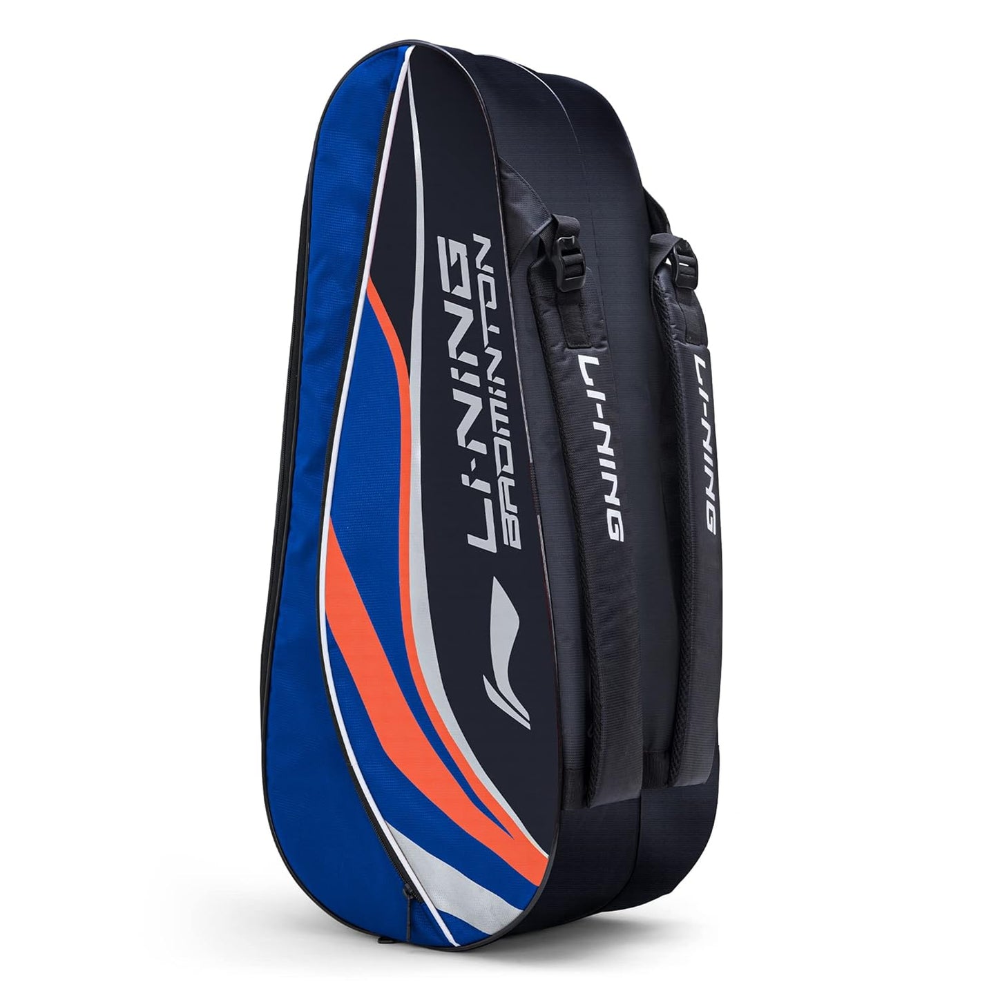 Li-Ning Panther Double Zipper Polyester Badminton Kit Bag | Stash Pocket | Ample Storage | Unisex - Men, Boys, Girls, Women