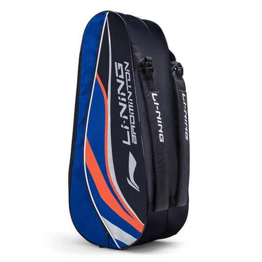 Li-Ning Panther Double Zipper Polyester Badminton Kit Bag | Stash Pocket | Ample Storage | Unisex - Men, Boys, Girls, Women