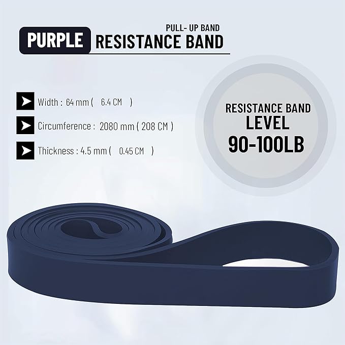 AB. Latex Resistance Band 2080 * 32 * 4.5 mm for Home Exercise