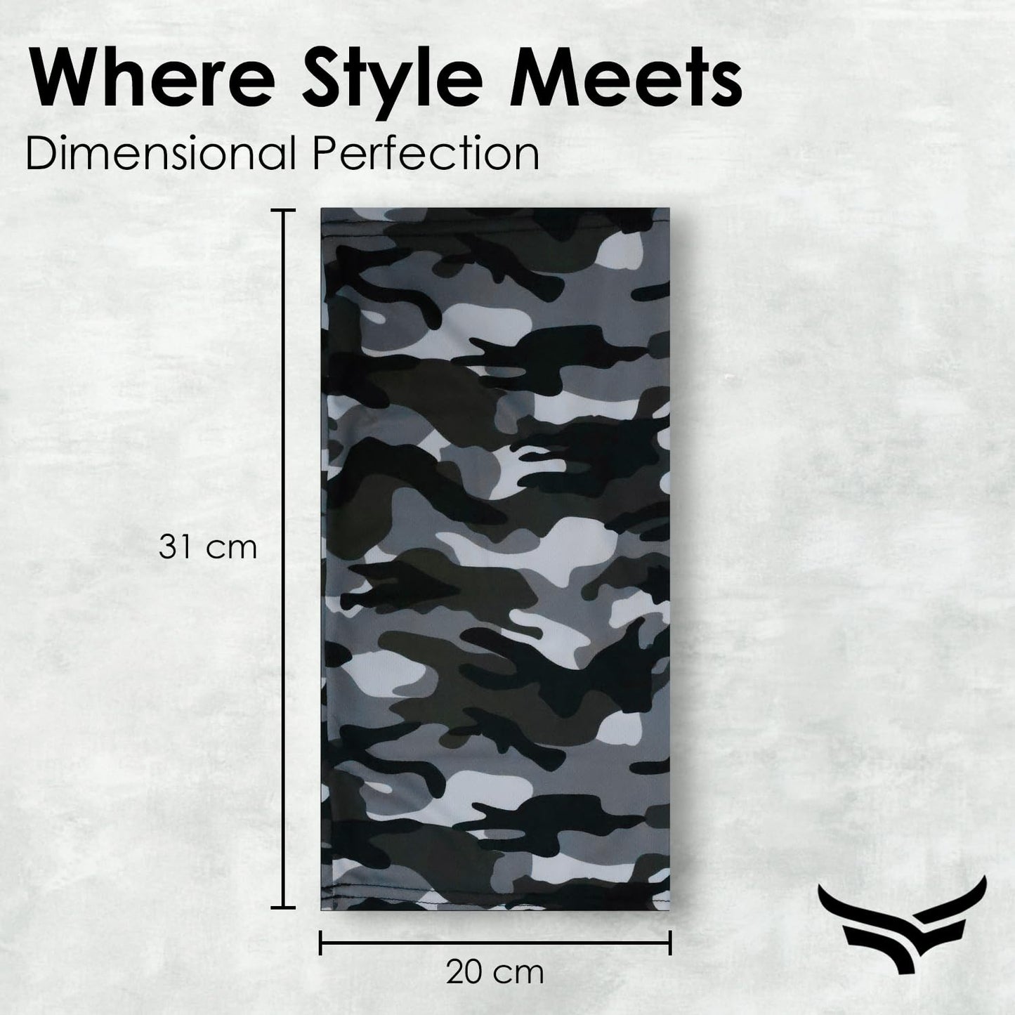 XTRIM Bamboo Bandana Face Mask for Dust & Sun Protection for Men & Women, Face Cover for Multipurpose, 100% Organic, Breathable, Odour-Free, Comfort Fit, Thermoregulatory Fabric