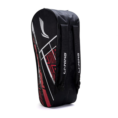 Li-Ning Raider Max Double Zipper Polyester Badminton Kit Bag | Unbreakable Zippers | Easy Mobility | Unisex - Men, Boys, Girls, Women