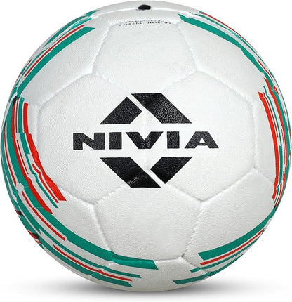 Nivia Country Colour Italy Football (Red, Size 3) | Machine Stitched | Rubberized Moulded | 12 Panel | Waterproof | Soccer Ball