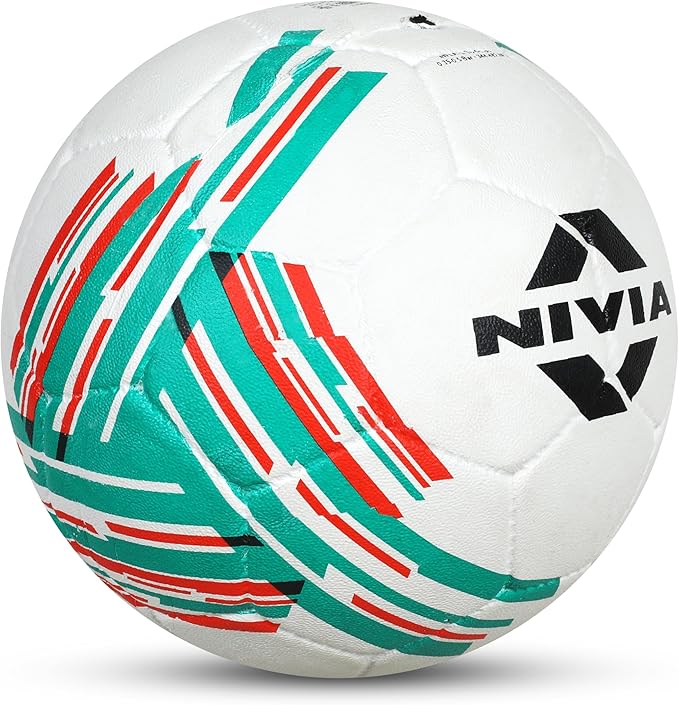 Nivia Country Colour Italy Football (Red, Size 3) | Machine Stitched | Rubberized Moulded | 12 Panel | Waterproof | Soccer Ball