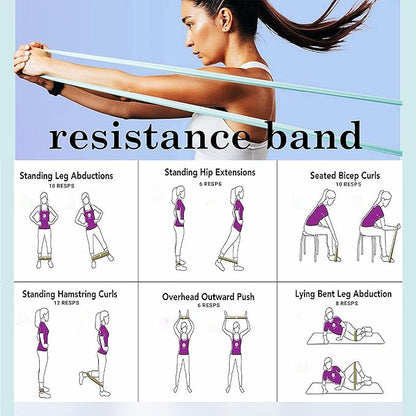 AB. Latex Resistance Band 2080 * 32 * 4.5 mm for Home Exercise