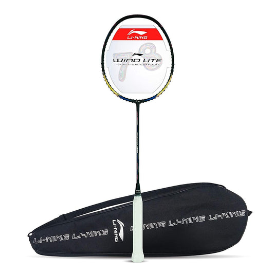 Li-Ning Wind Lite 900 Carbon Fibre Strung Badminton Racket with Full Cover