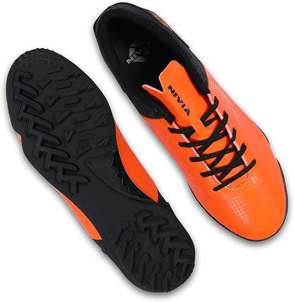 Nivia Aviator 2.0 Football Shoes | TPU Sole with PVC Synthetic Leather Upper, Moulded Insole | Ideal for Hard Surfaces