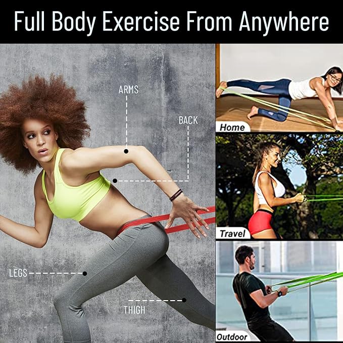 AB. Latex Resistance Band 2080 * 32 * 4.5 mm for Home Exercise