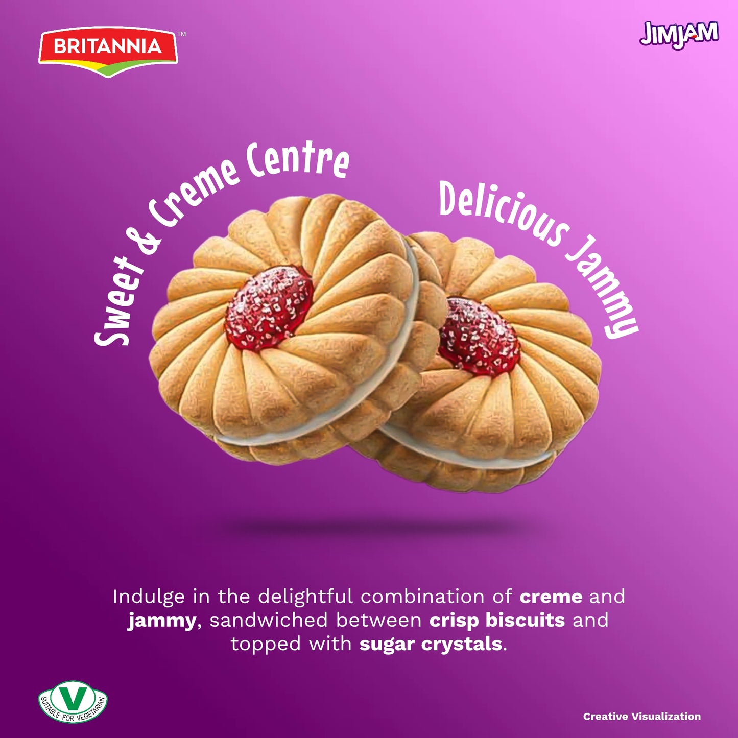 Britannia Treat Jimjam Naughty Jam Family Pack 500g (5 x 100g)