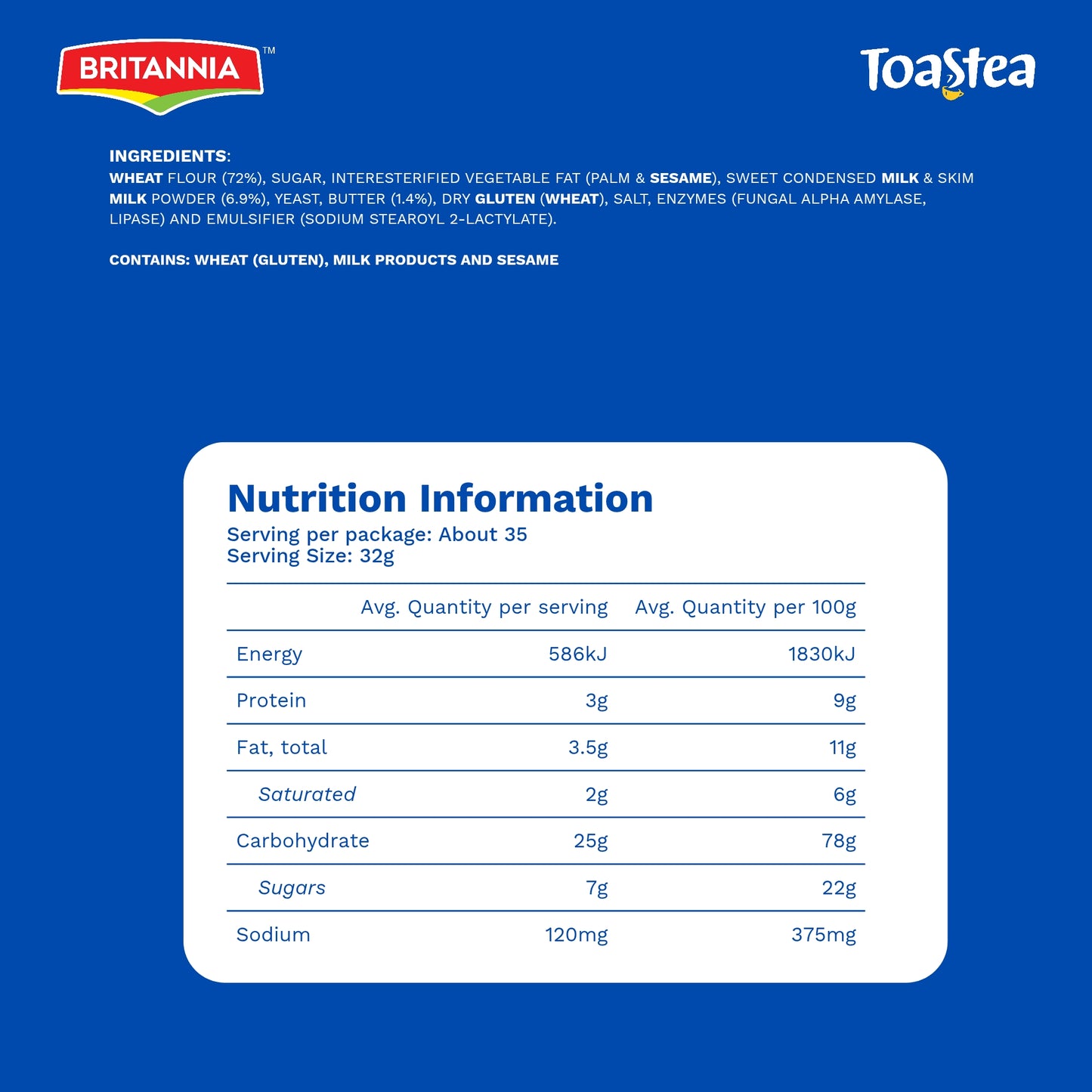 Britannia Milk Rusk with the Goodness of Milk Super Saver Pack (560g)