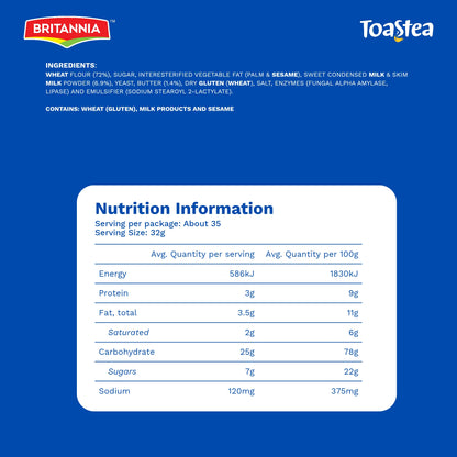 Britannia Milk Rusk with the Goodness of Milk Super Saver Pack (560g)