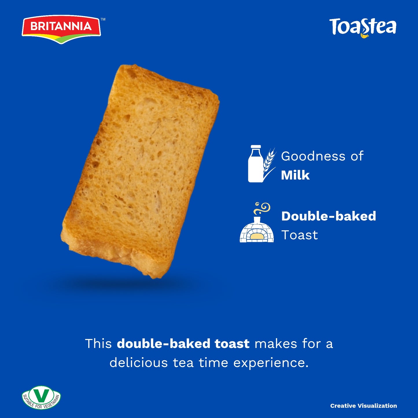Britannia Milk Rusk with the Goodness of Milk Super Saver Pack (560g)