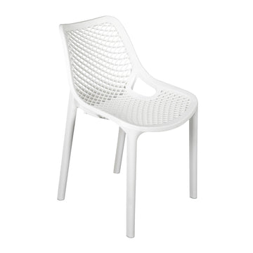 Nilkamal Vento Chair | Plastic Mid Back with Arm Chair | Chairs for Home| Dining Room| Bedroom| Kitchen| Living Room| Office - Outdoor - Garden | Dust Free | 100% Polypropylene Stackable Chairs