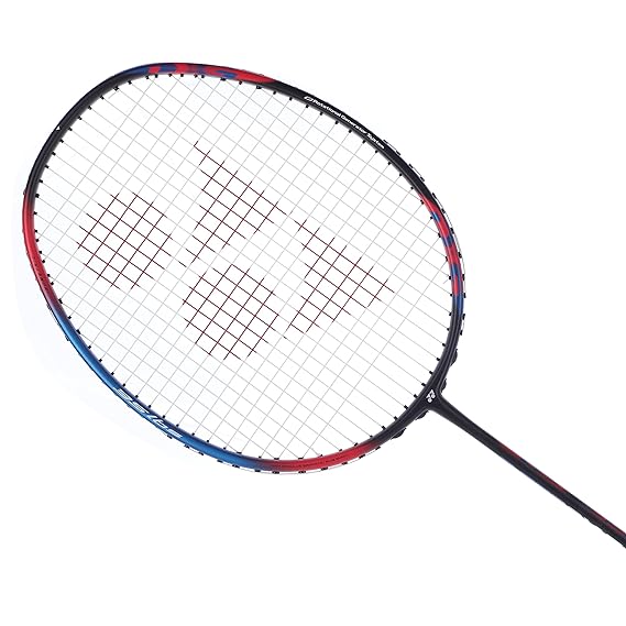 YONEX Astrox 7 DG Graphite Strung Badminton Racket with Full Racket Cover (Black/Blue) | For Professional Players | 83 grams | Maximum String Tension - 35lbs