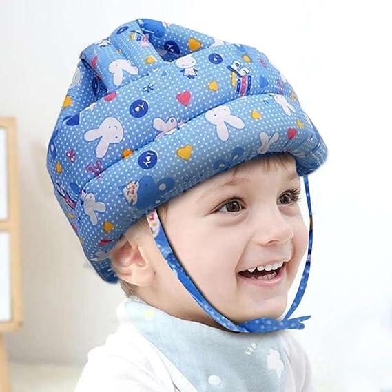 BabyPro Baby Head Safety Helmet for Crawling Walking Baby Head Protector - Head Protection for Safety 6 Months - 2 Years Soft Cushion Safety Headguard, Toddler Helmets Multi Printed
