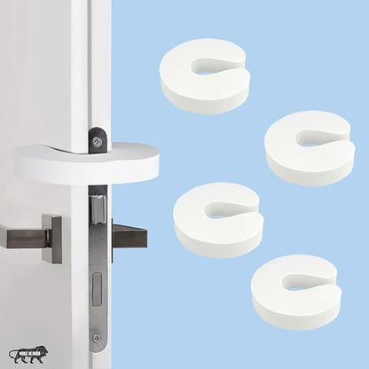 BabyPro Baby Proofing Finger U-Shape Door Guard for Kids Safety, Non-Toxic EVA Foam, Children Safety Door Slam Stopper, Prevents Finger Pinch Injuries & Pet from Getting Locked