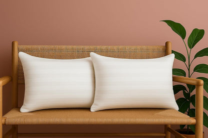 Trendy Home 12x20 Throw Pillow Insert (Pack of 2, White), Bed and Couch Pillows Stuffer Hypoallergenic, Lumbar Support Decorative Home Outdoor Pillow Filler