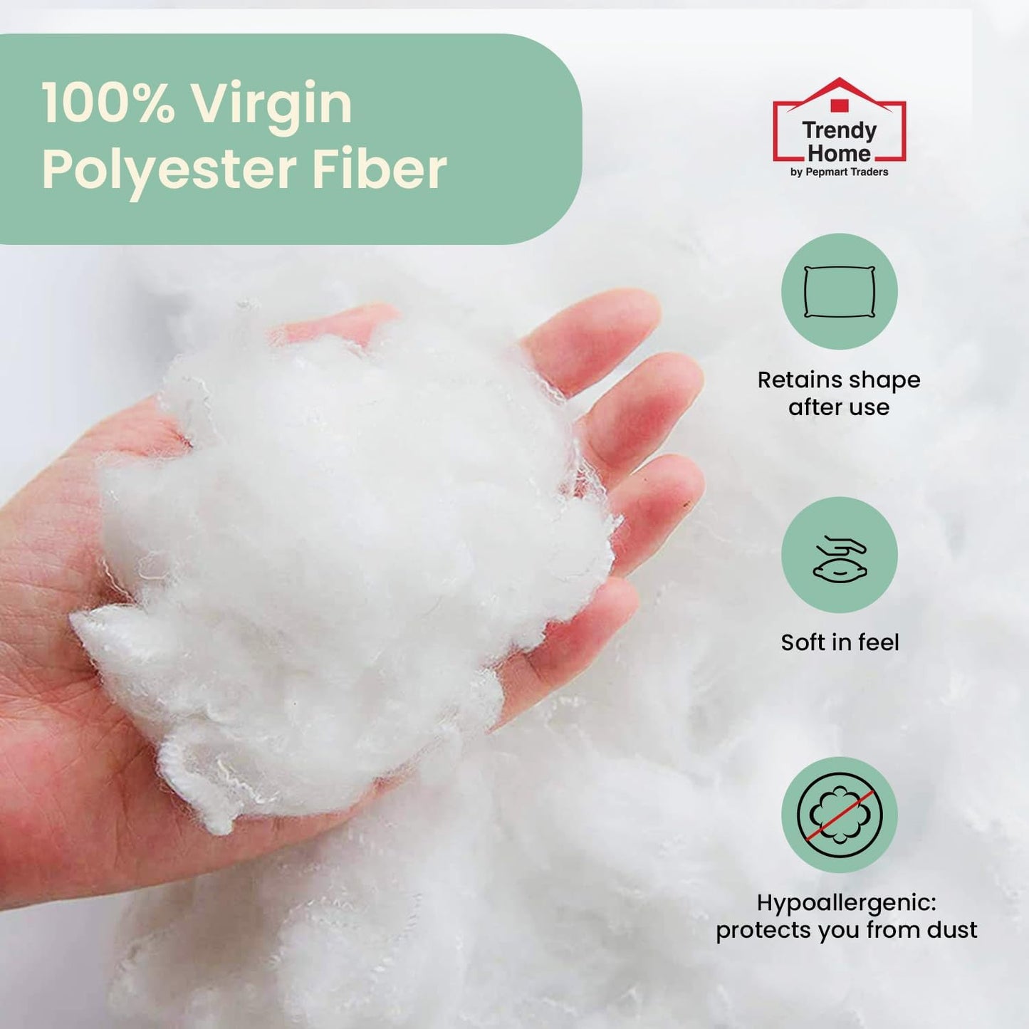 Trendy Home 12x20 Throw Pillow Insert (Pack of 2, White), Bed and Couch Pillows Stuffer Hypoallergenic, Lumbar Support Decorative Home Outdoor Pillow Filler