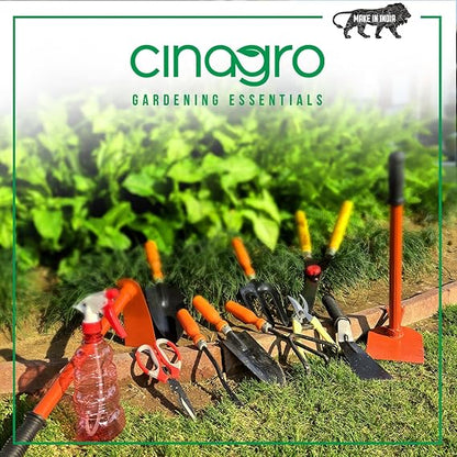 Cinagro Titanium Gardening Plant Cutter with 2 cm Branch Cutting Capacity, Safety Lock, Steel Spring Mechanism, Non-Slip Grip, Ergonomic Design, Pruner Shear for Plants, Branches & Grass