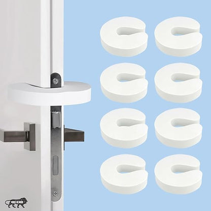 BabyPro Baby Proofing Finger U-Shape Door Guard for Kids Safety, Non-Toxic EVA Foam, Children Safety Door Slam Stopper, Prevents Finger Pinch Injuries & Pet from Getting Locked