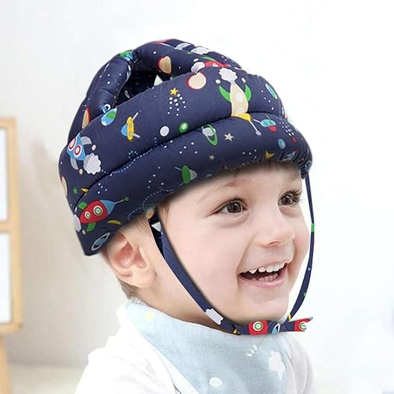 BabyPro Baby Head Safety Helmet for Crawling Walking Baby Head Protector - Head Protection for Safety 6 Months - 2 Years Soft Cushion Safety Headguard, Toddler Helmets Multi Printed