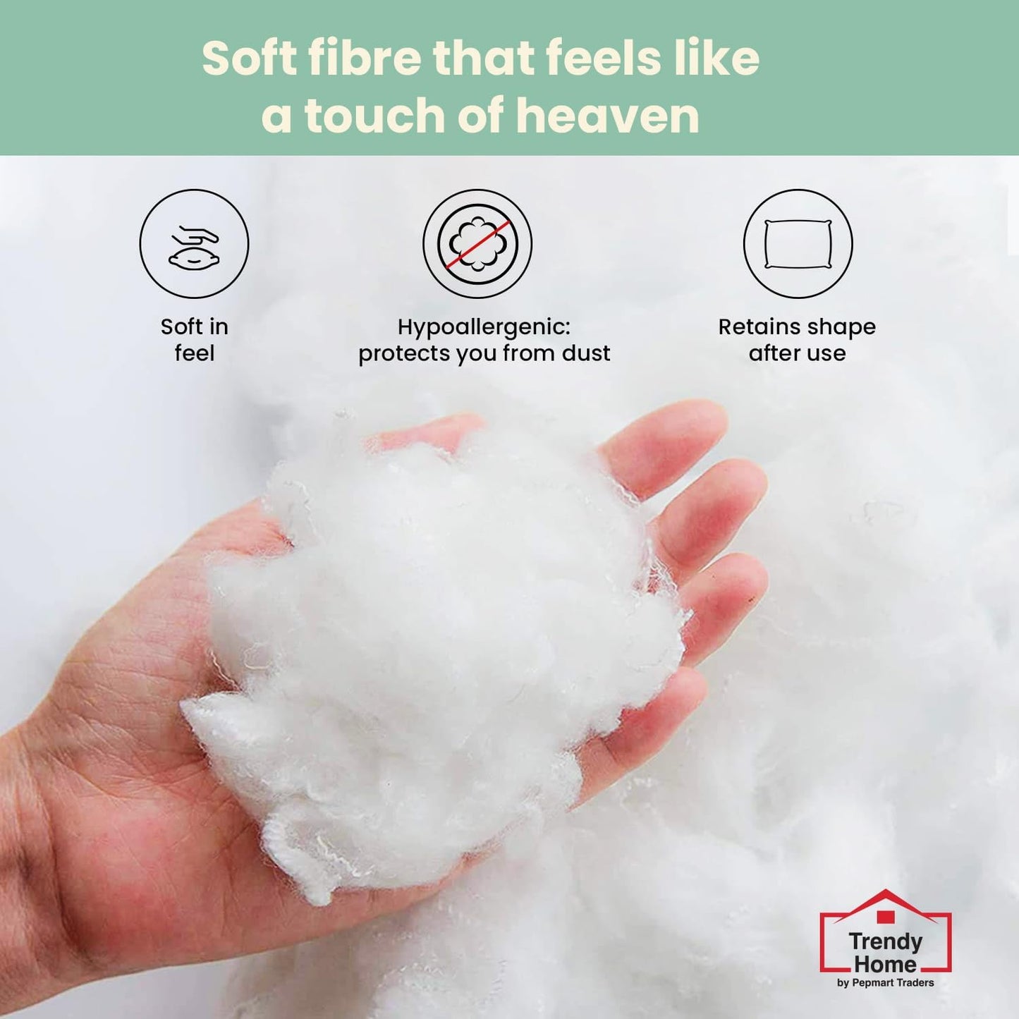 Trendy Home 12x20 Throw Pillow Insert (Pack of 2, White), Bed and Couch Pillows Stuffer Hypoallergenic, Lumbar Support Decorative Home Outdoor Pillow Filler