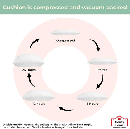 Trendy Home 12x20 Throw Pillow Insert (Pack of 2, White), Bed and Couch Pillows Stuffer Hypoallergenic, Lumbar Support Decorative Home Outdoor Pillow Filler