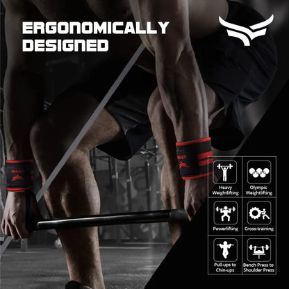 XTRIM Wrist Support for Men & Women, Wrist Band for Gym Wrist Wrap/Straps Gym Accessories for Men for Hand Grip & Wrist Support Crepe Bandage While Workout & Muscle Relaxation